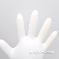 Guantes de nitrilo desechables guantes de nitrilo médico blanco